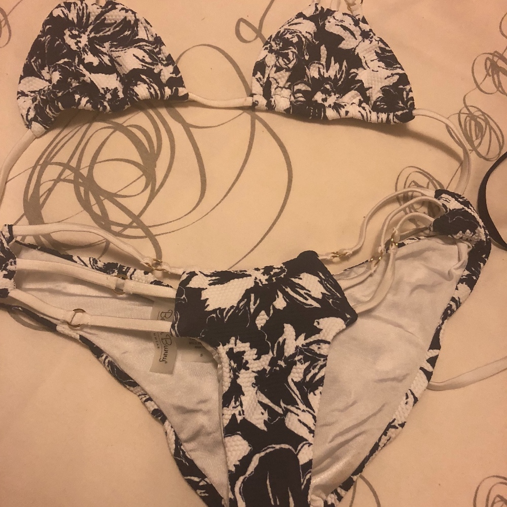 Small  Beach Bunny floral bikini